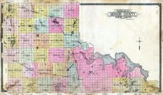 Outline Map, Benson County 1910